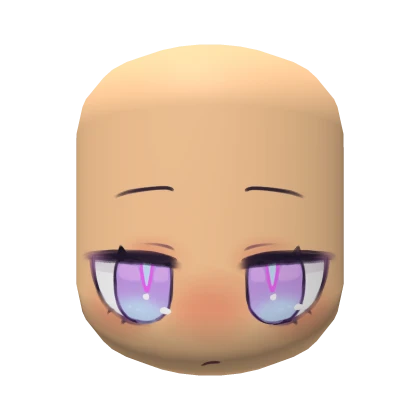 Purple Serious Observing Eyes (Cream)
