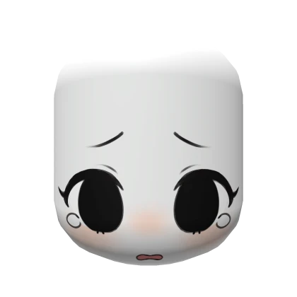 Crying Sad Fluffy Black Eyes