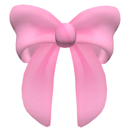 Decorous Glam Hair Bow in Pink