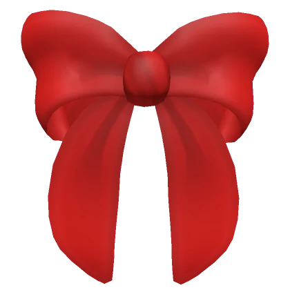 Decorous Glam Hair Bow in Red