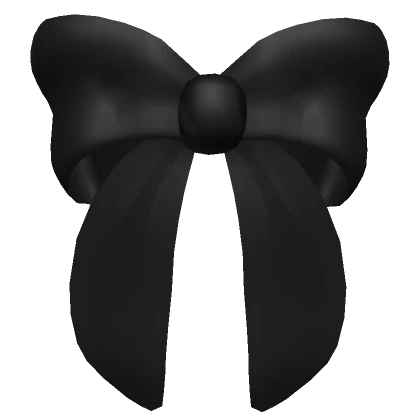 Decorous Glam Hair Bow in Black