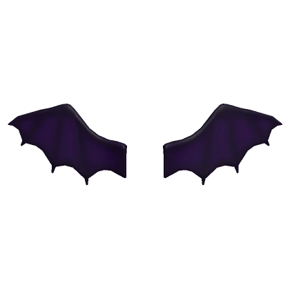 Purple Bat Wings