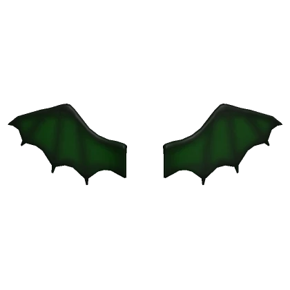 Green Bat Wings