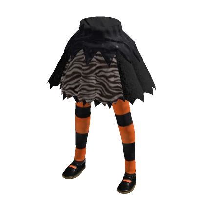 [Halloween] Witch Skirt Orange