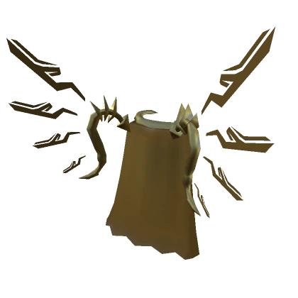 Devil Knight Cape in Gold