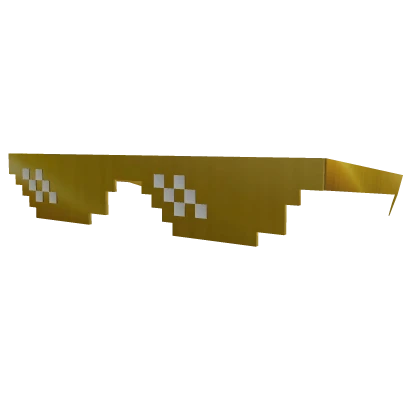 Golden MLG glasses