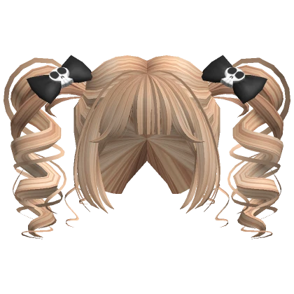 Whirly Cute Wavy Pigtails - Blonde