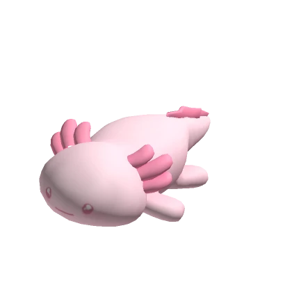 Pink Axolotl Plush