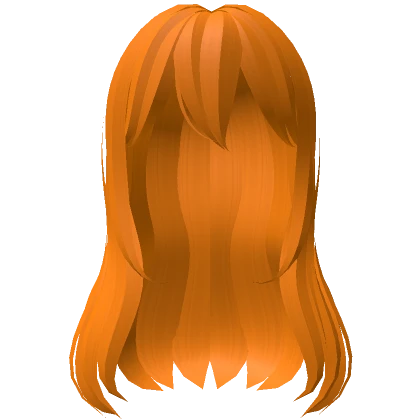 Orange Preppy Girl Hair