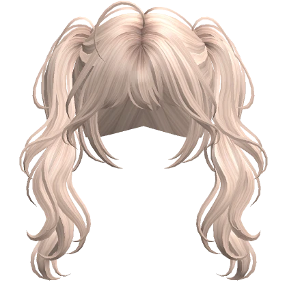 High Fluffy Pigtails(Platinum Blonde)