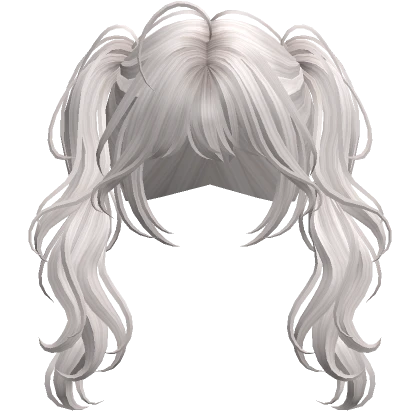 High Fluffy Pigtails(Silver)