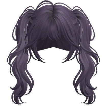 High Fluffy Pigtails(Purple)