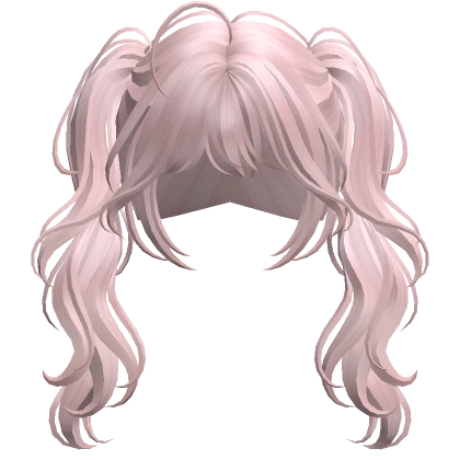 High Fluffy Pigtails(Pastel Pink)