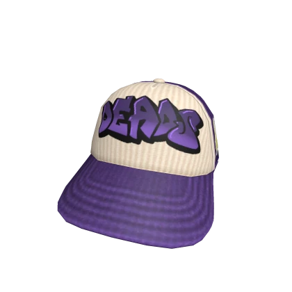 Purple Y2K Deads cap