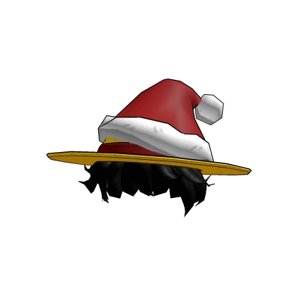 Luffy Straw Hat ( Anime ) - Christmas Style!