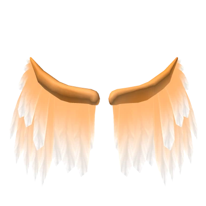 Glowing Cupid Wings (Light Orange)