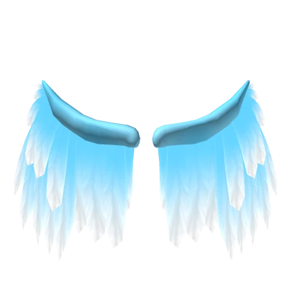 Glowing Cupid Wings (Pastel Blue)