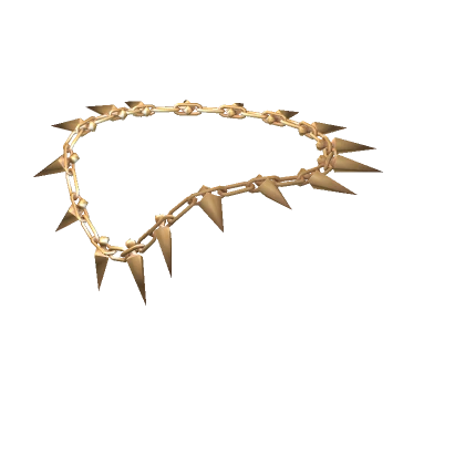 1.0 Spiky Necklace (Gold) 