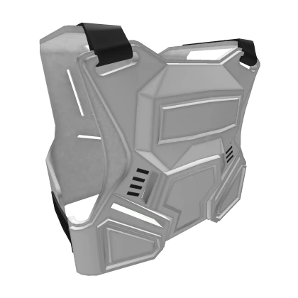 White Motocross Chest Protector