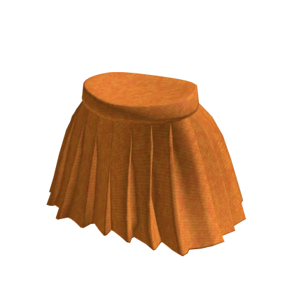 🎃 Spooky Halloween Orange Skirt