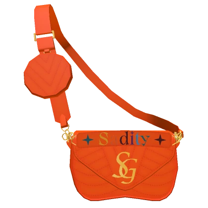 SG| Sadity Orange New Wave Shoulder Bag