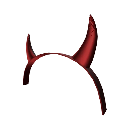Rhinestone Horns in Red