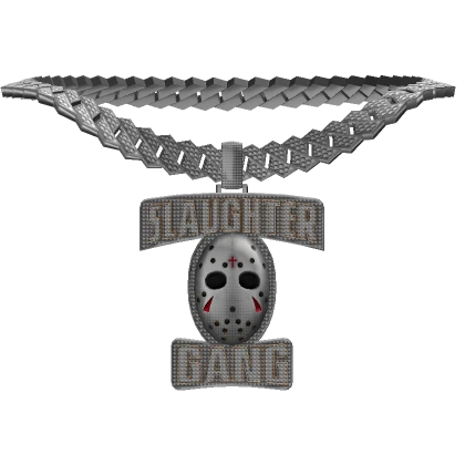 HOCKEY MASK SLAUGHTER GANG CHAIN 