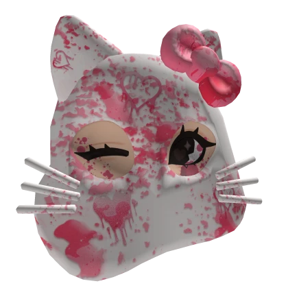 Pink Blood (Fake) Kitten Cloth / 4vr