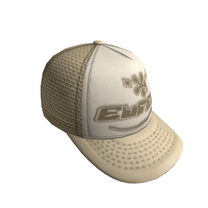 BACKWARDS EUREKA TRUCKER CAP -- BEIGE