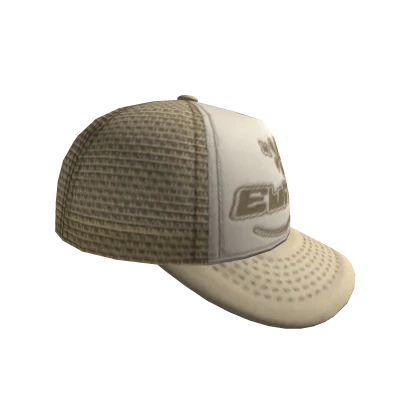 SIDEWAYS EUREKA TRUCKER CAP -- BEIGE