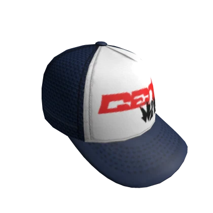 BACKWARDS GENKNITE TRUCKER CAP -- BLUE