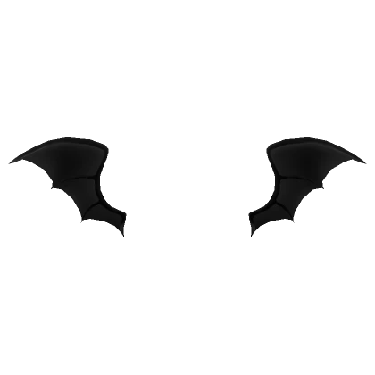 Mini Bat Wings Black