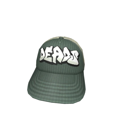 Dark Green&Light green Y2K Deads cap