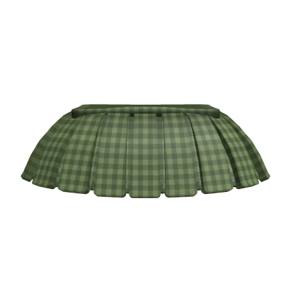 Mini Tennis Skirt Plaid - Green