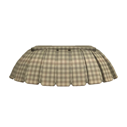 Mini Tennis Skirt Plaid - Beige