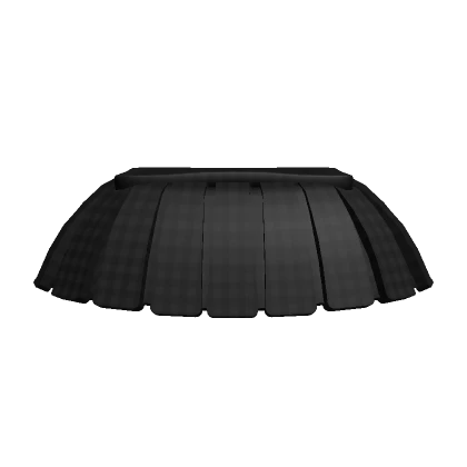 Mini Tennis Skirt Plaid - Black