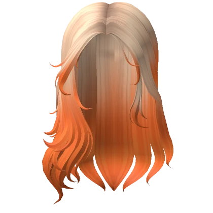 Silky Malibu Hair in Halloween Blonde to Orange