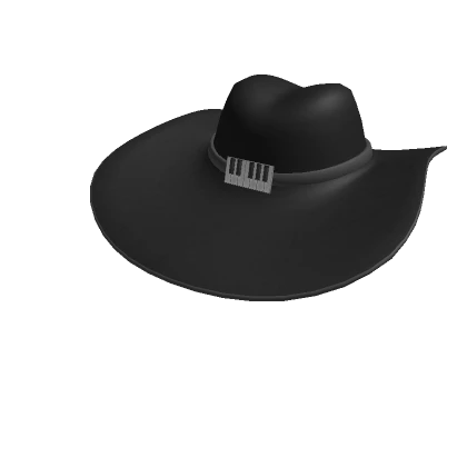 Black Piano Cowboy Hat