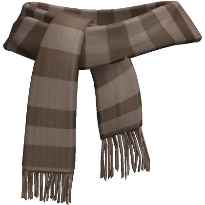 3.0 Brown Striped Scarf