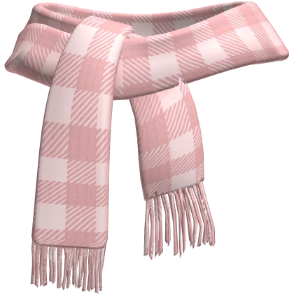 3.0 Pink Plaid Scarf 