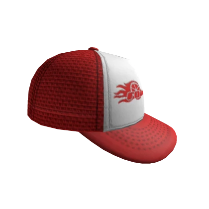 SIDEWAYS ROADSTER TRUCKER CAP -- RED