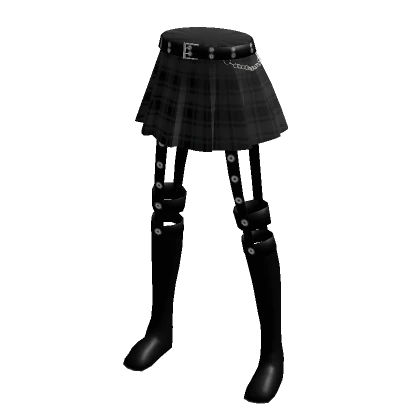 Goth Skirt with Chain