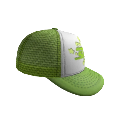 SIDEWAYS STAR TRUCKER CAP -- GREEN