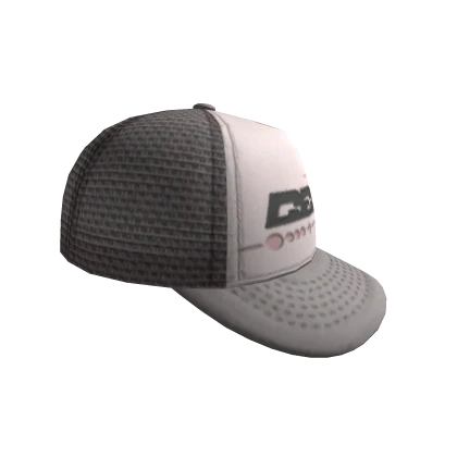 SIDEWAYS GENK TRUCKER CAP -- GRAY / PINK