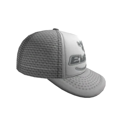 SIDEWAYS EUREKA TRUCKER CAP -- SILVER