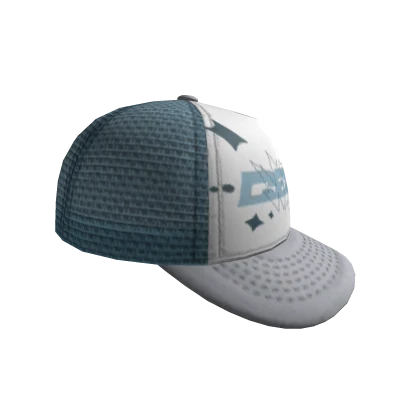 SIDEWAYS GENK[NITE] TRUCKER CAP -- ROCK / BLUE