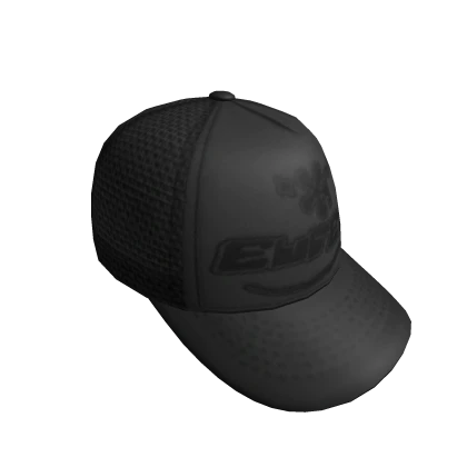 BACKWARDS EUREKA TRUCKER CAP -- BLACK