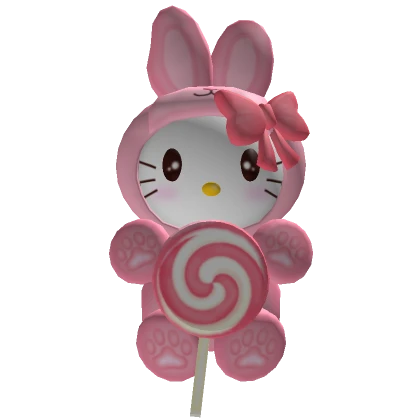 kawaii pink lollipop kitty halloween backpack 3.0