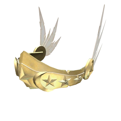  Gold Helm Of Feathers