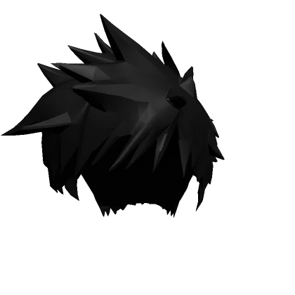 Black Spiky Anime Hair